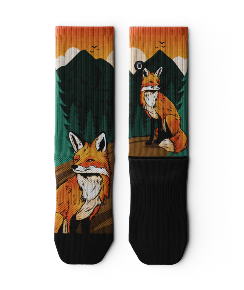 Zero Fox Unisex Performance Crew Socks