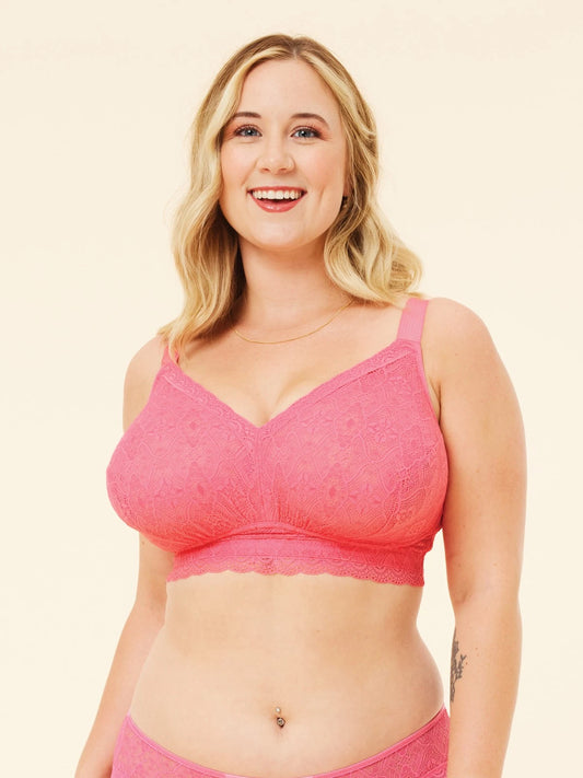 Bestie Wireless Full Cup (K,L, M) T-shirt Bralette 228-8020-09 - Hot Pink