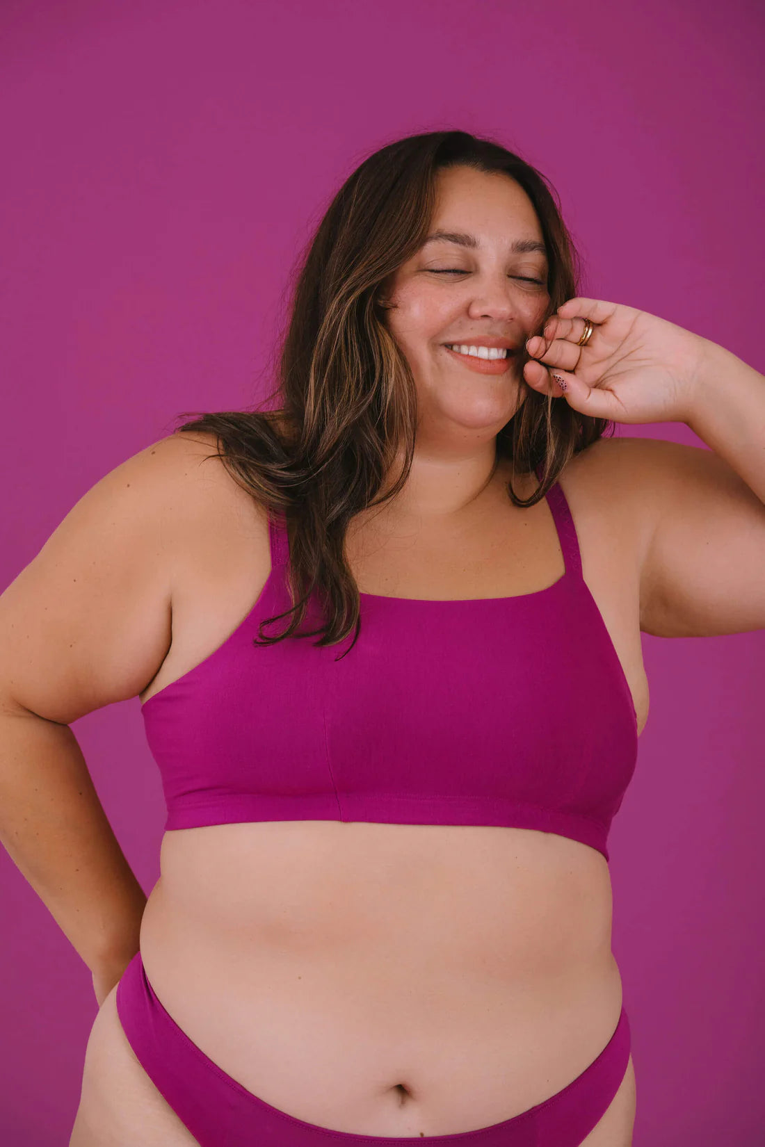 Wireless (SC) Tata Bralette - Berry