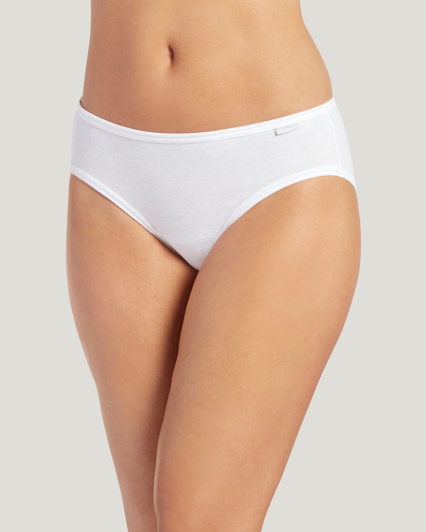 100% Cotton Elance Bikini - 3 Pack 7462 100 - White