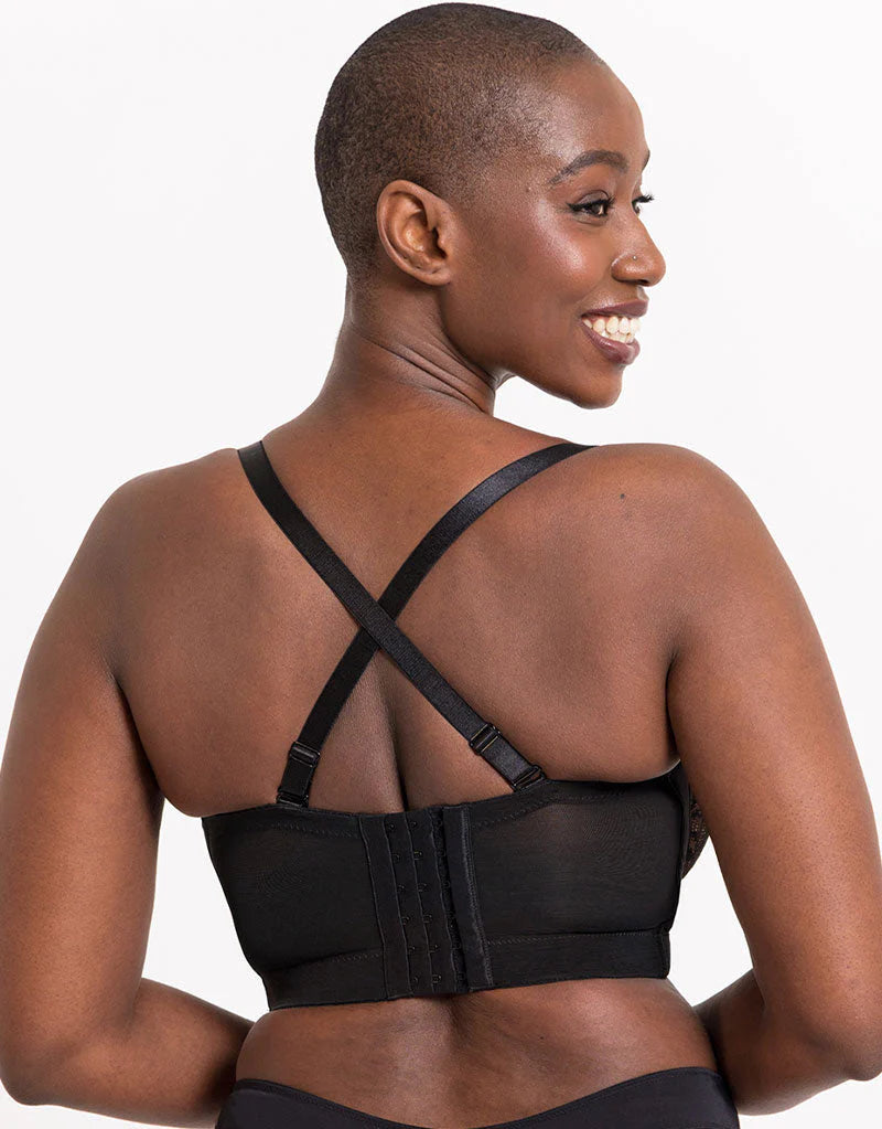Hey Girls Super Plunge Strapless Multiway Bra BLT - Black/Latte