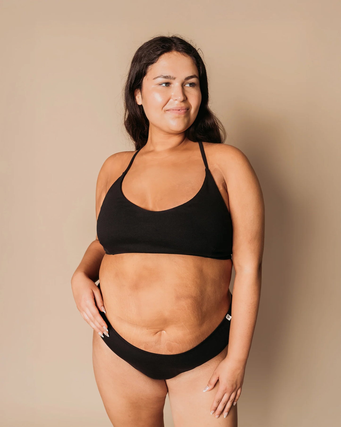 Women's Classic Brief - 100% Organic Cotton - Black