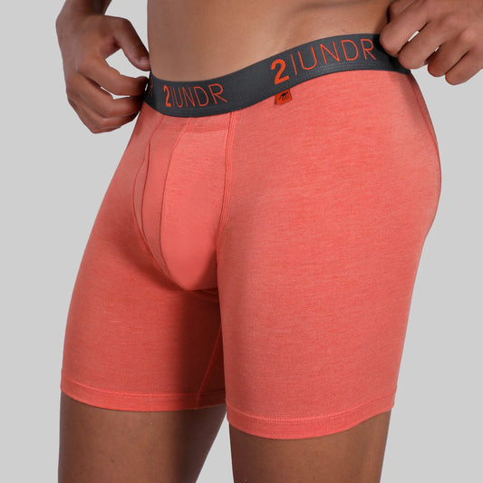 2UNDR (SC) 6" Swing Shift Boxer Brief 549 - Coral