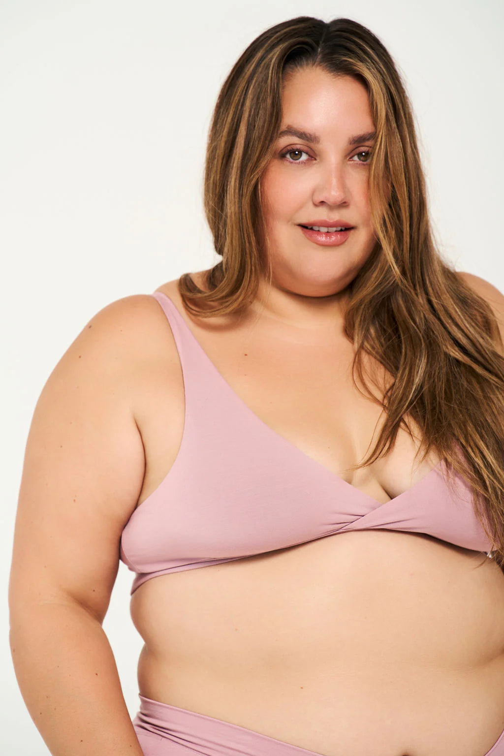 Crossover Wireless (SC) Bralette - Quartz