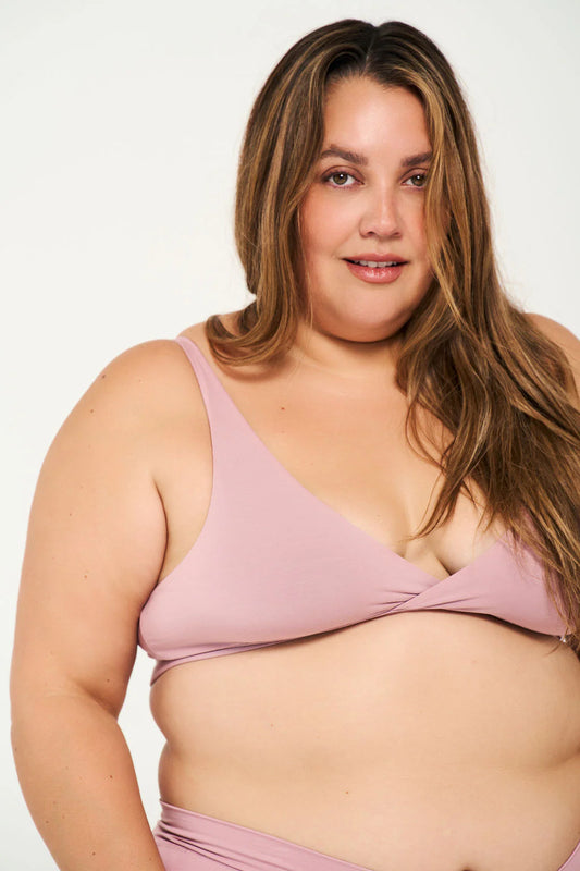 Crossover Wireless (SC) Bralette - Quartz