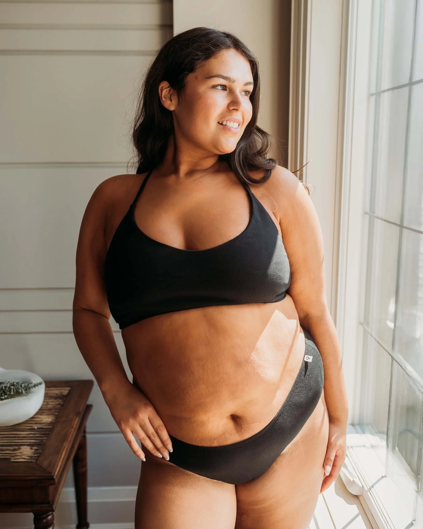 Women's Classic Brief - 100% Organic Cotton - Black