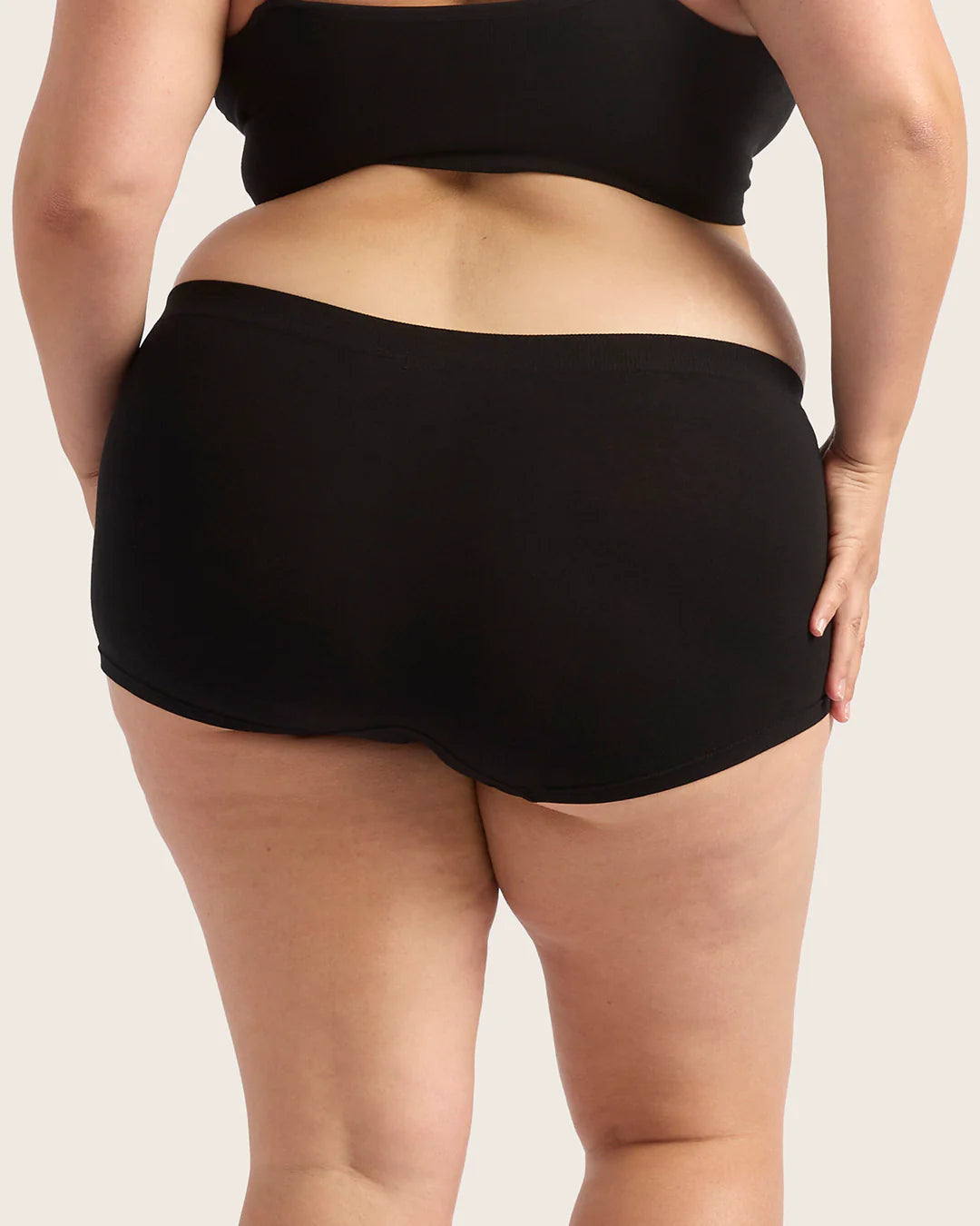 Boyleg Bamboo Seamfree Brief BL B02000 - Black