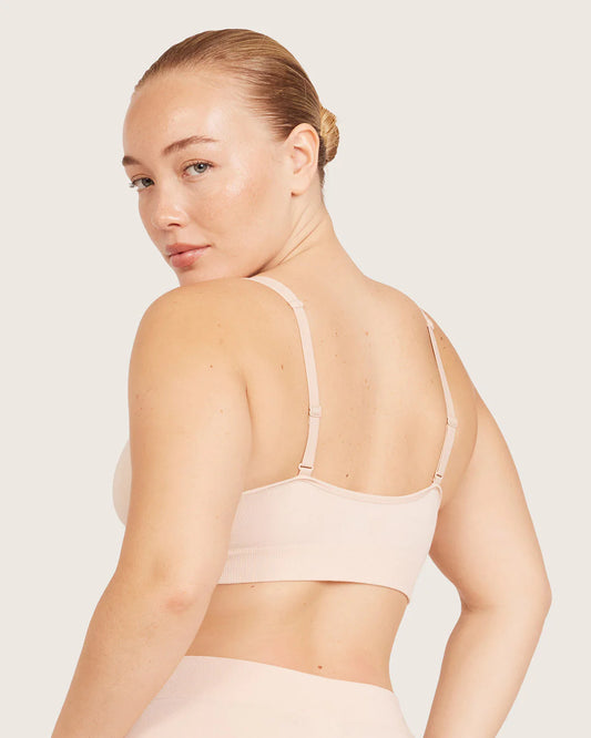 Wireless Bamboo Plunge T-shirt Bra (B-D) WPBF - Shell