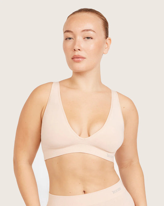 Wireless Bamboo Plunge T-shirt Bra (B-D) WPBF - Shell