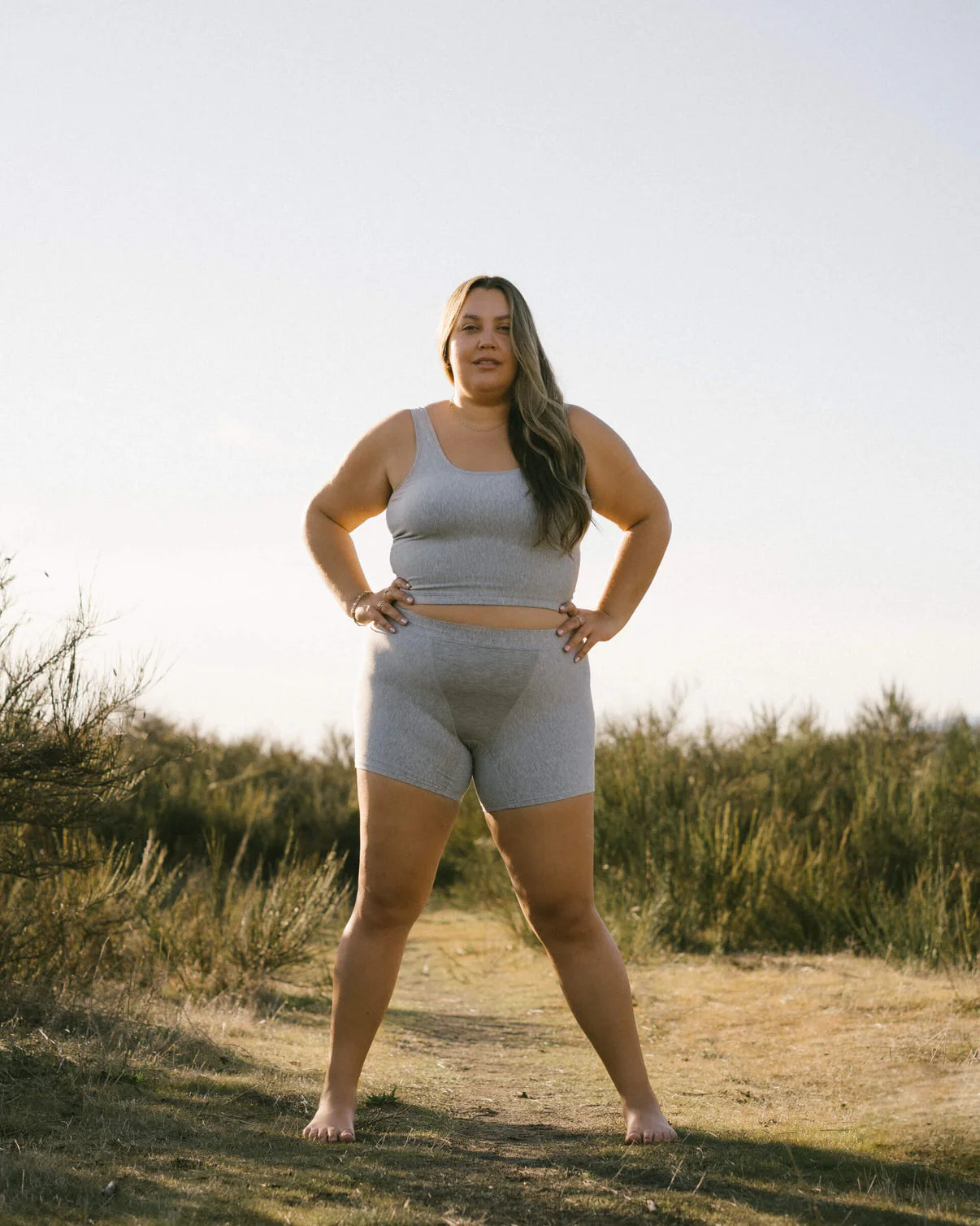 Mid Boxer - Grey Marl
