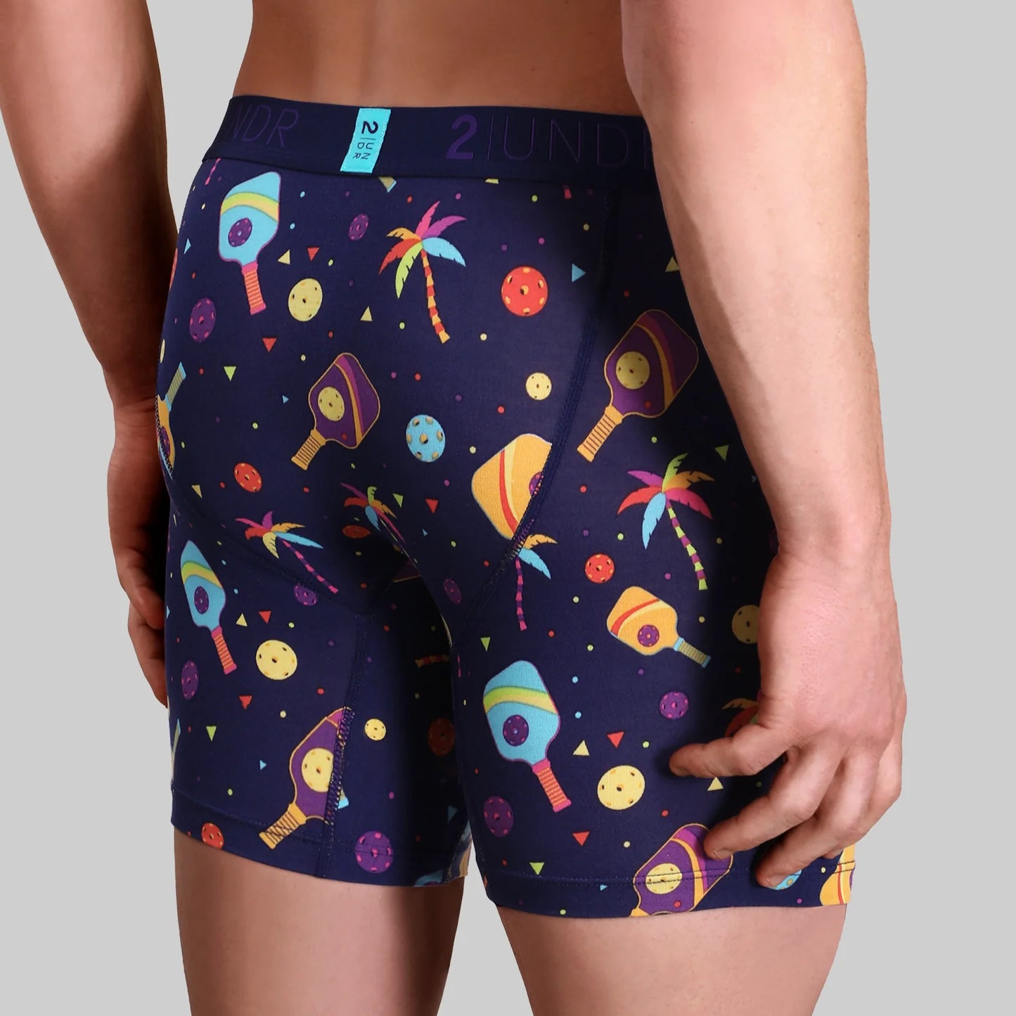 2UNDR (SC) 6" Swing Shift Boxer Brief - Pickle Paradise