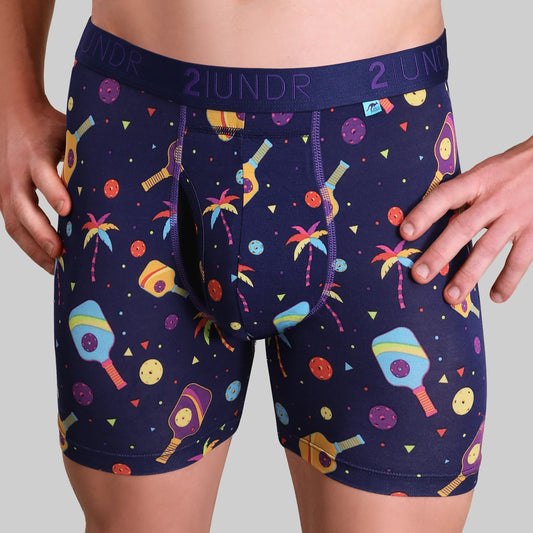 2UNDR (SC) 6" Swing Shift Boxer Brief - Pickle Paradise