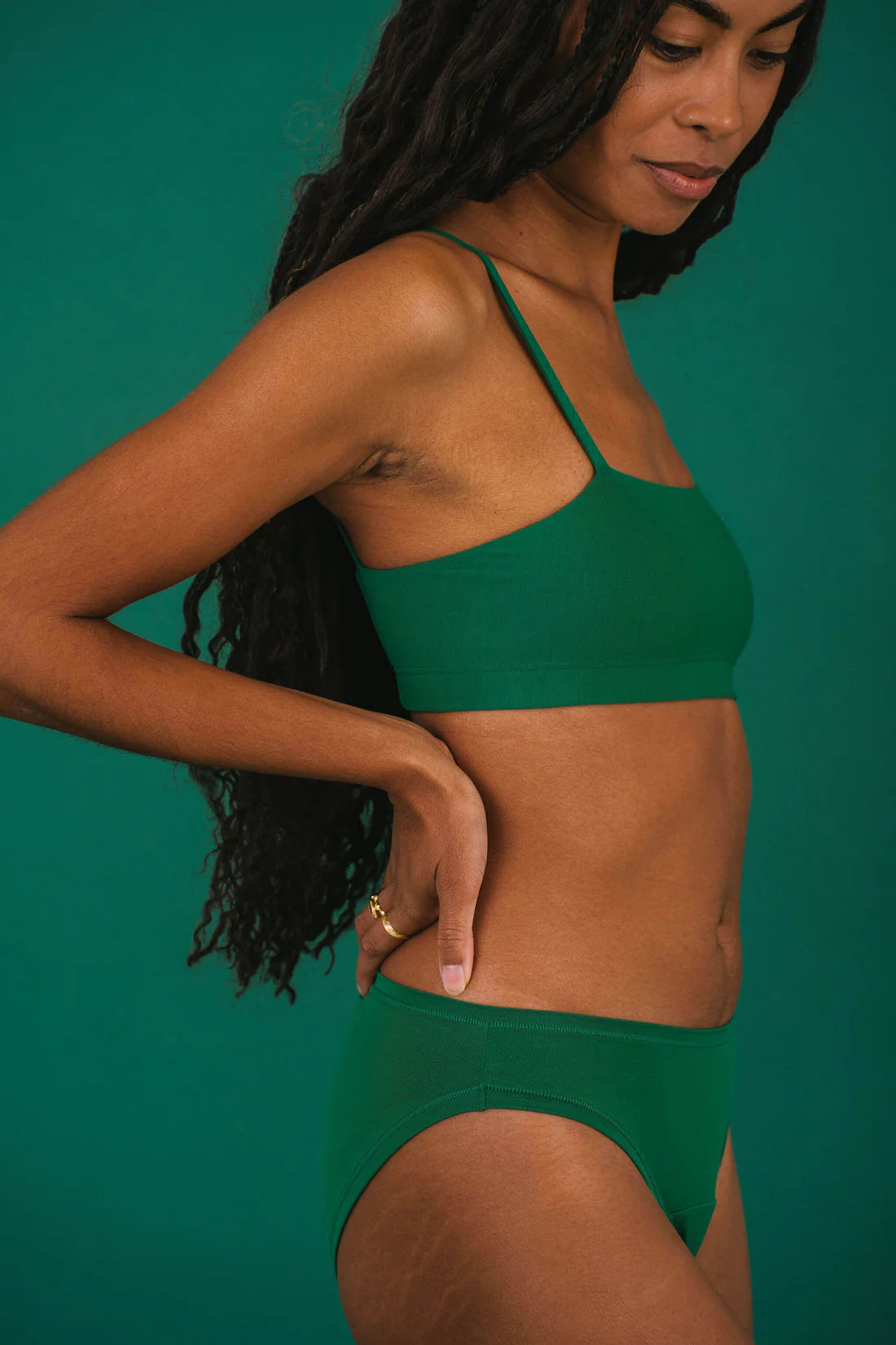 Wireless (SC) Tata Bralette - Pine