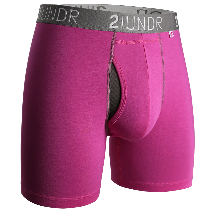 2UNDR 6" Swing Shift Boxer Brief 030 - Pink