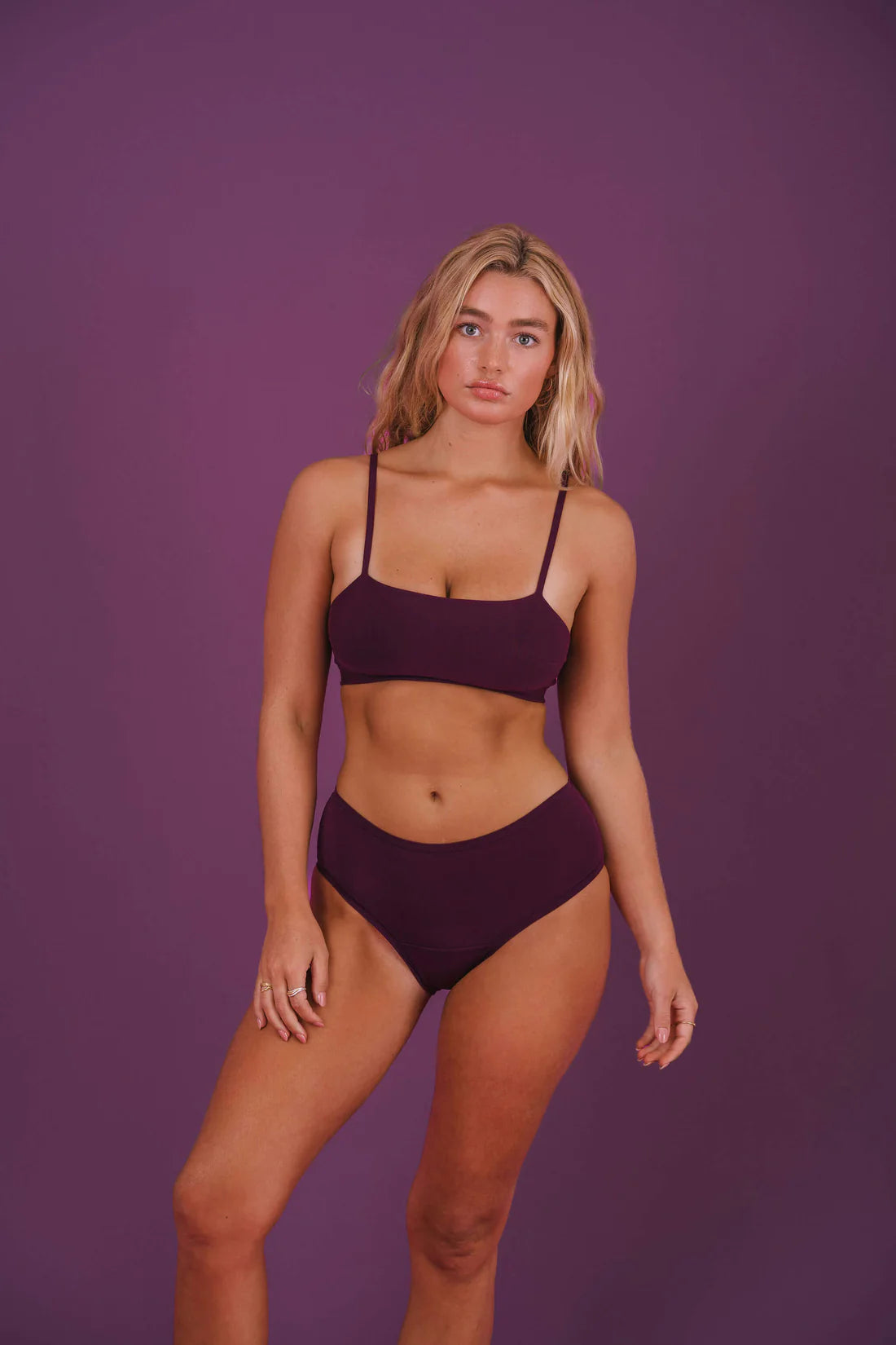 Wireless (SC) Tata Bralette - Plum