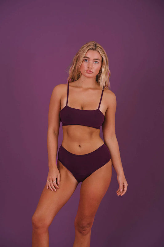 Wireless (SC) Tata Bralette - Plum