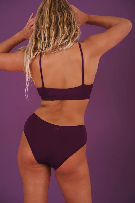 Wireless (SC) Tata Bralette - Plum