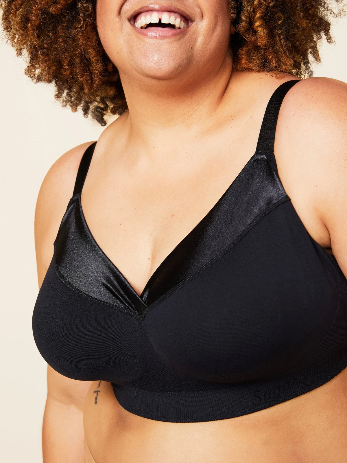 Posh Wireless T-shirt Bra - Black