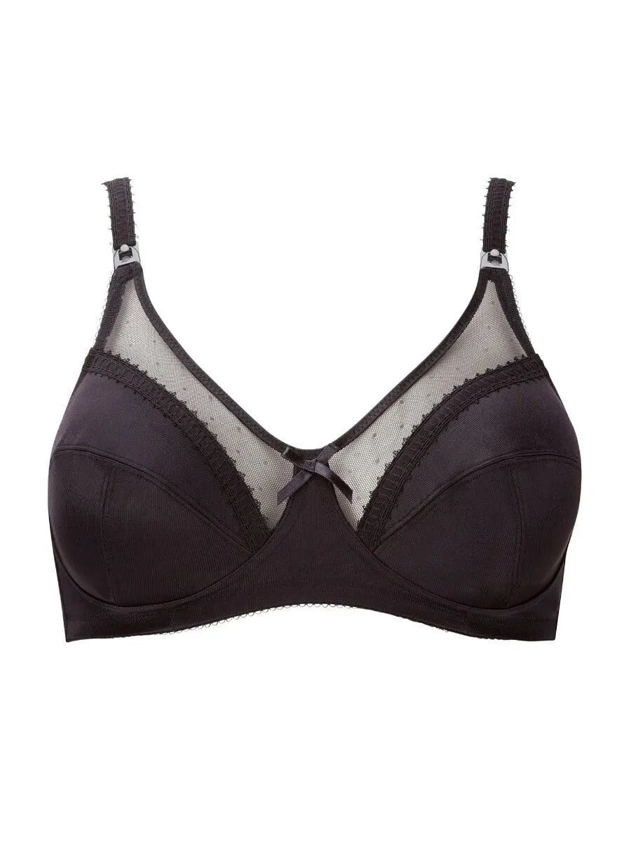 Charlotte Wireless Nursing Bra 822 - Black