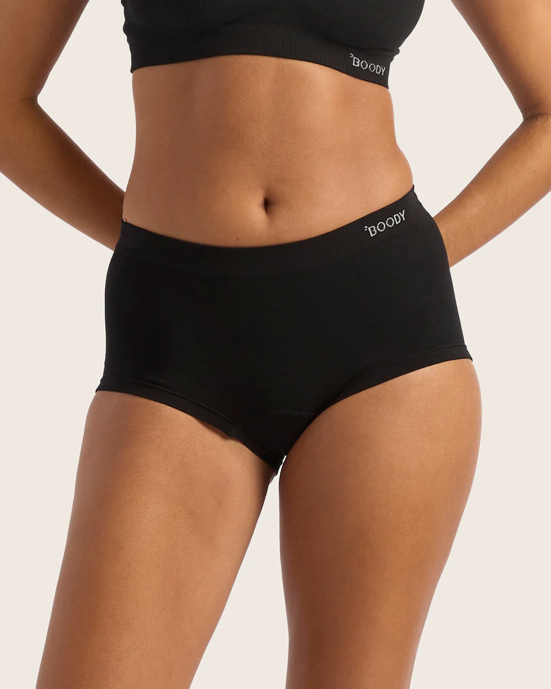 Boyleg Bamboo Seamfree Brief BL B02000 - Black