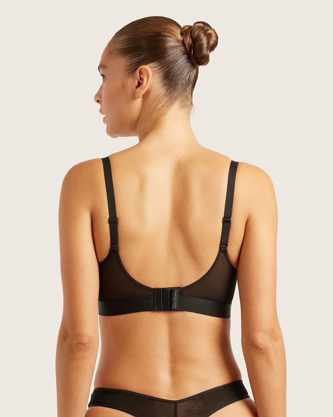 Wireless Full Bust FreeMesh T-shirt Bra (to DD) BMFF B11092 - Black