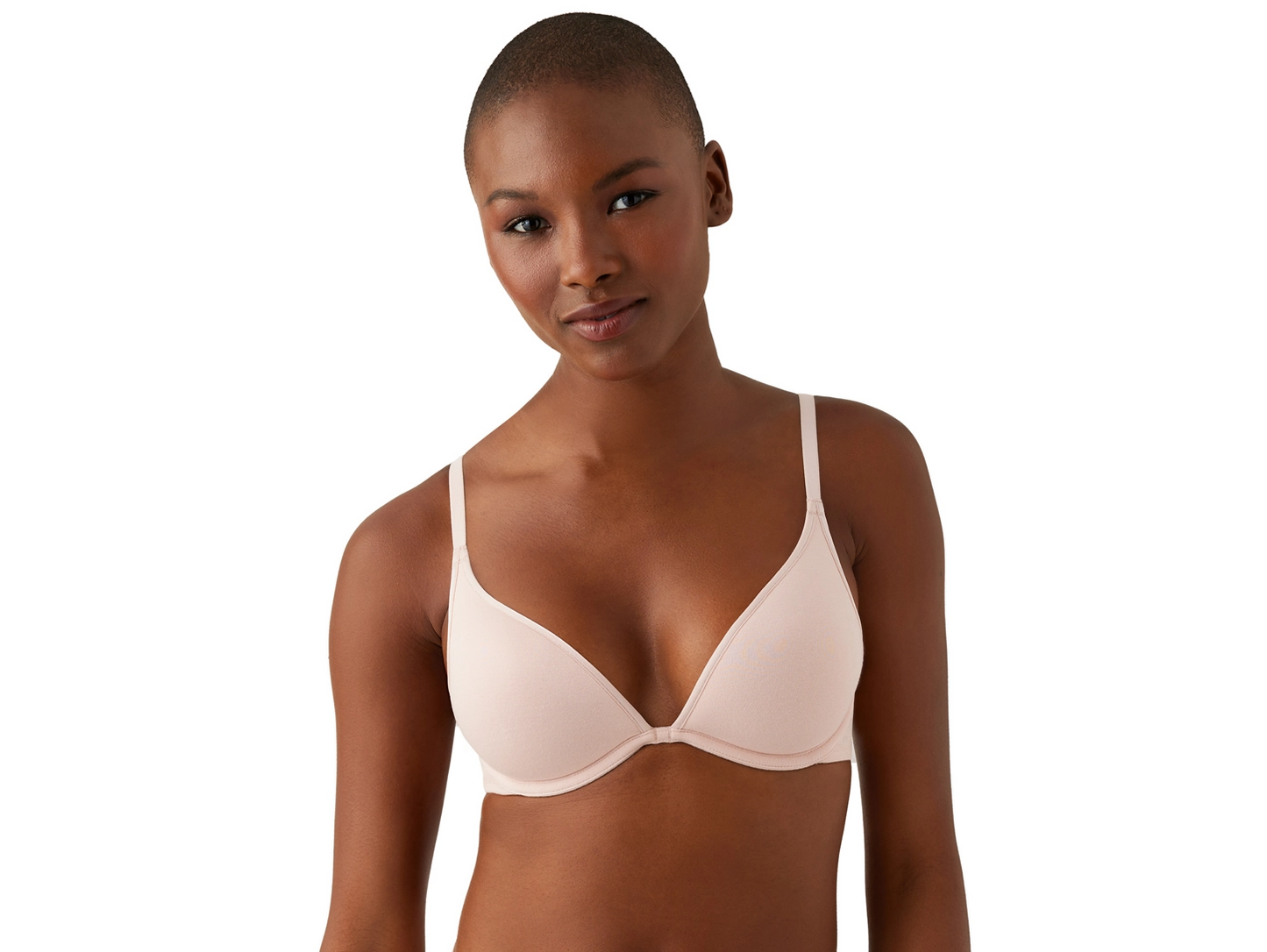 Cotton to a Tee Plunge Convertible T-shirt Bra 953272 278 - Rose Smoke