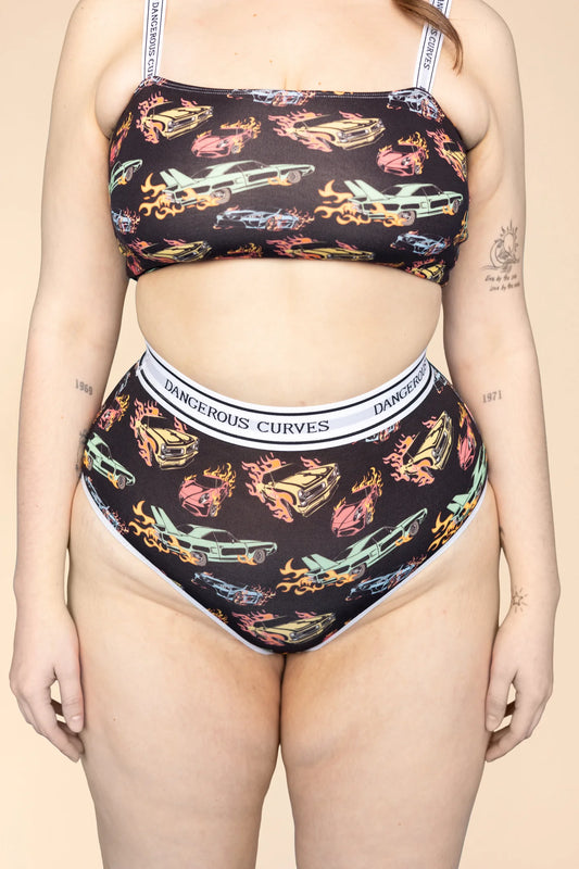 Bamboo High Waisted Tanga - Dangerous Curves