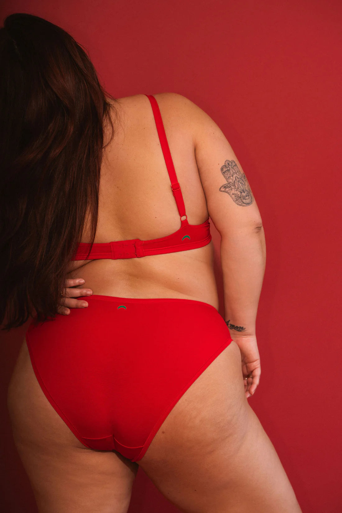 Wireless Triangle (SC) Bralette - Red