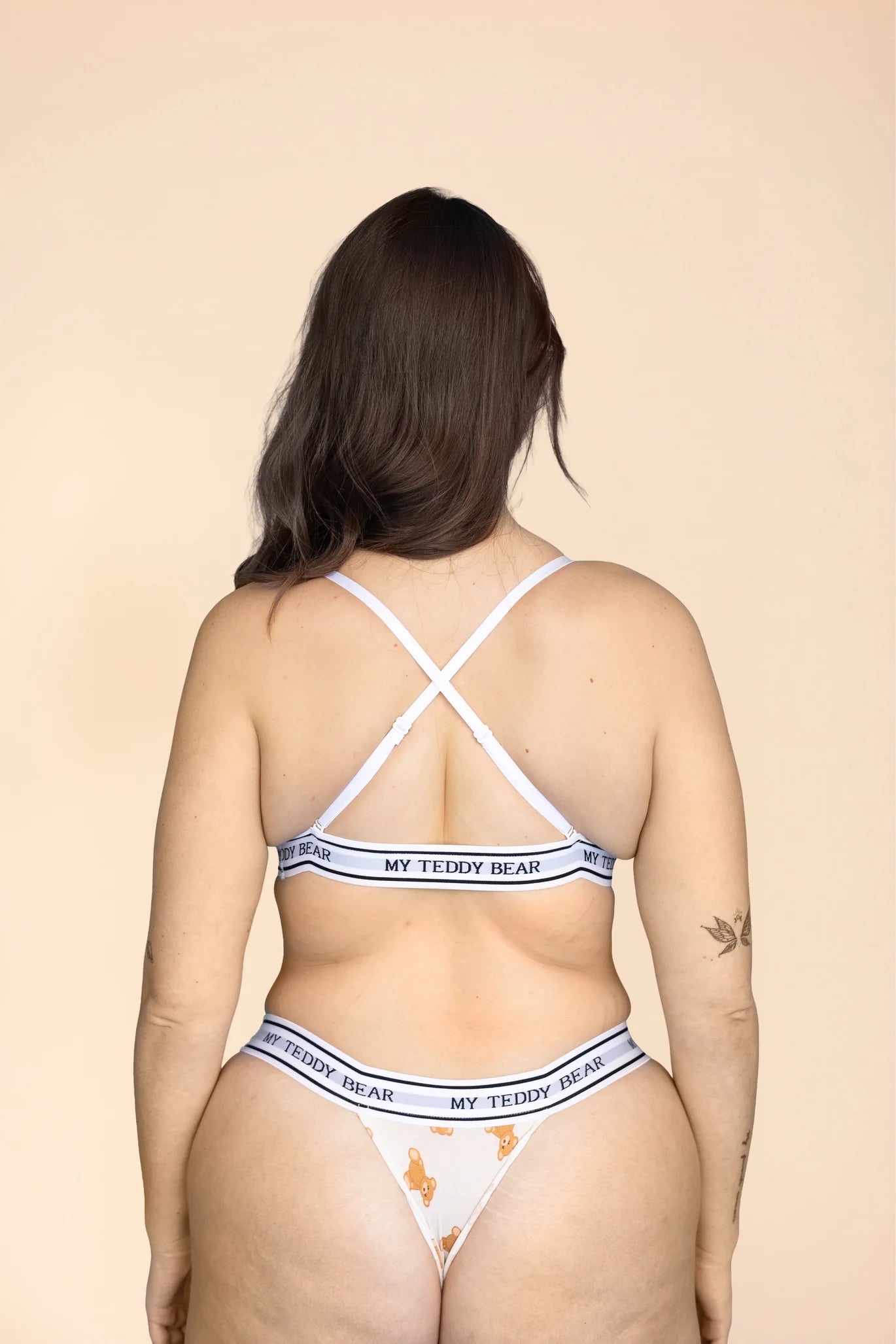 Wireless Bamboo Triangle Bralette - My Teddy Bear