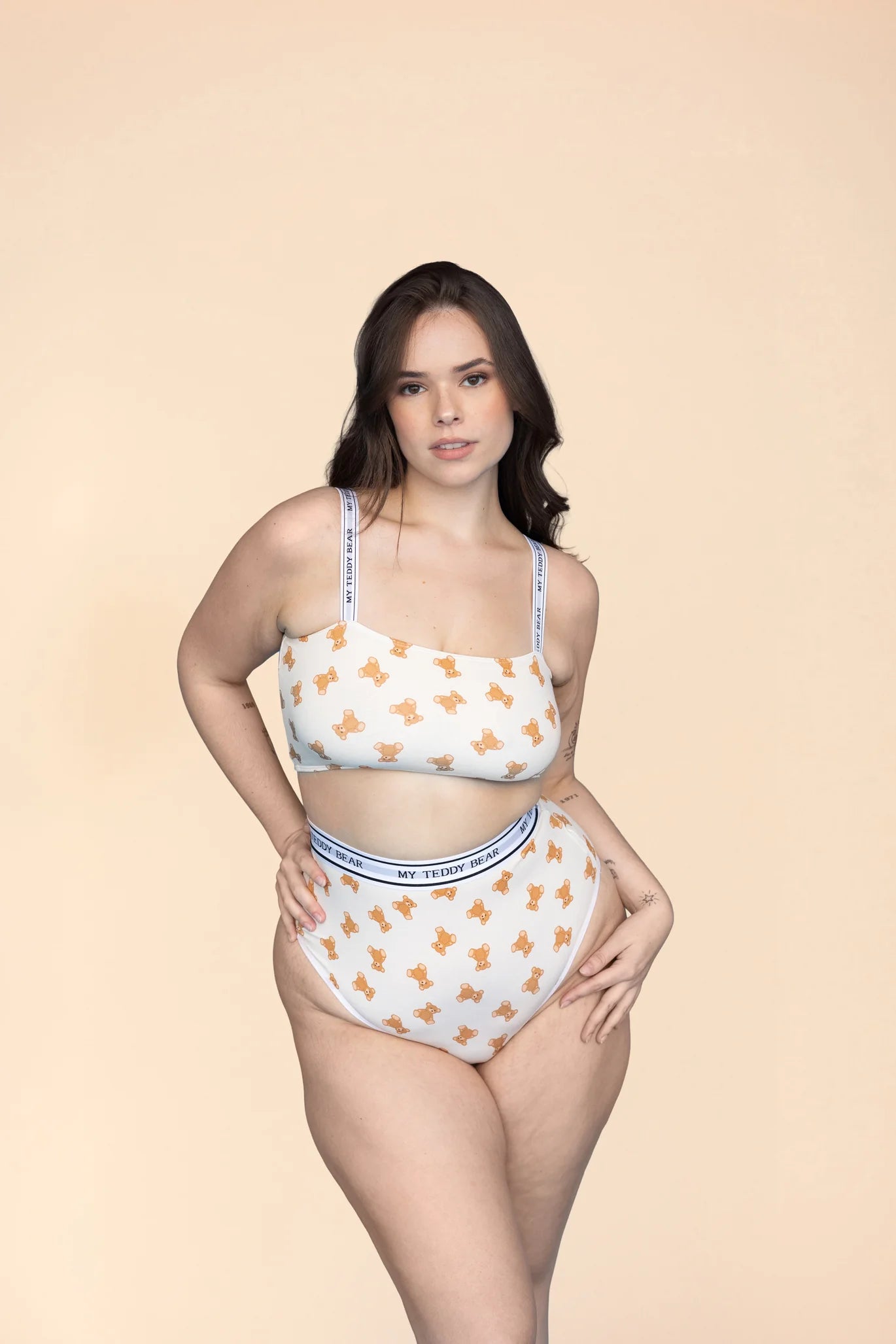 Wireless Bamboo Tube Bralette - My Teddy Bear