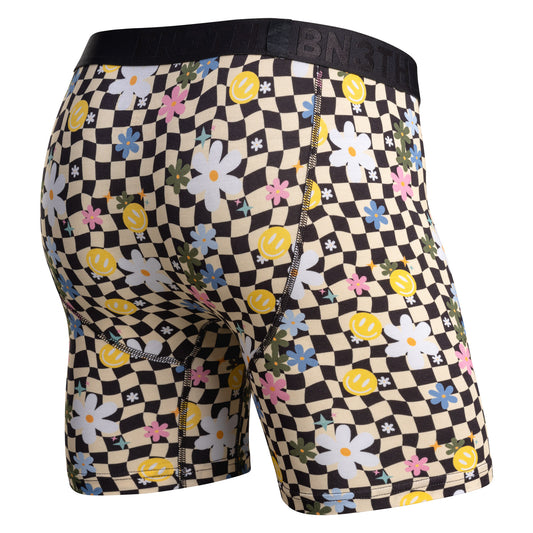 BN3TH 6.5" Classic Icon Boxer Brief A027 - Psychodelic Floral - Sand