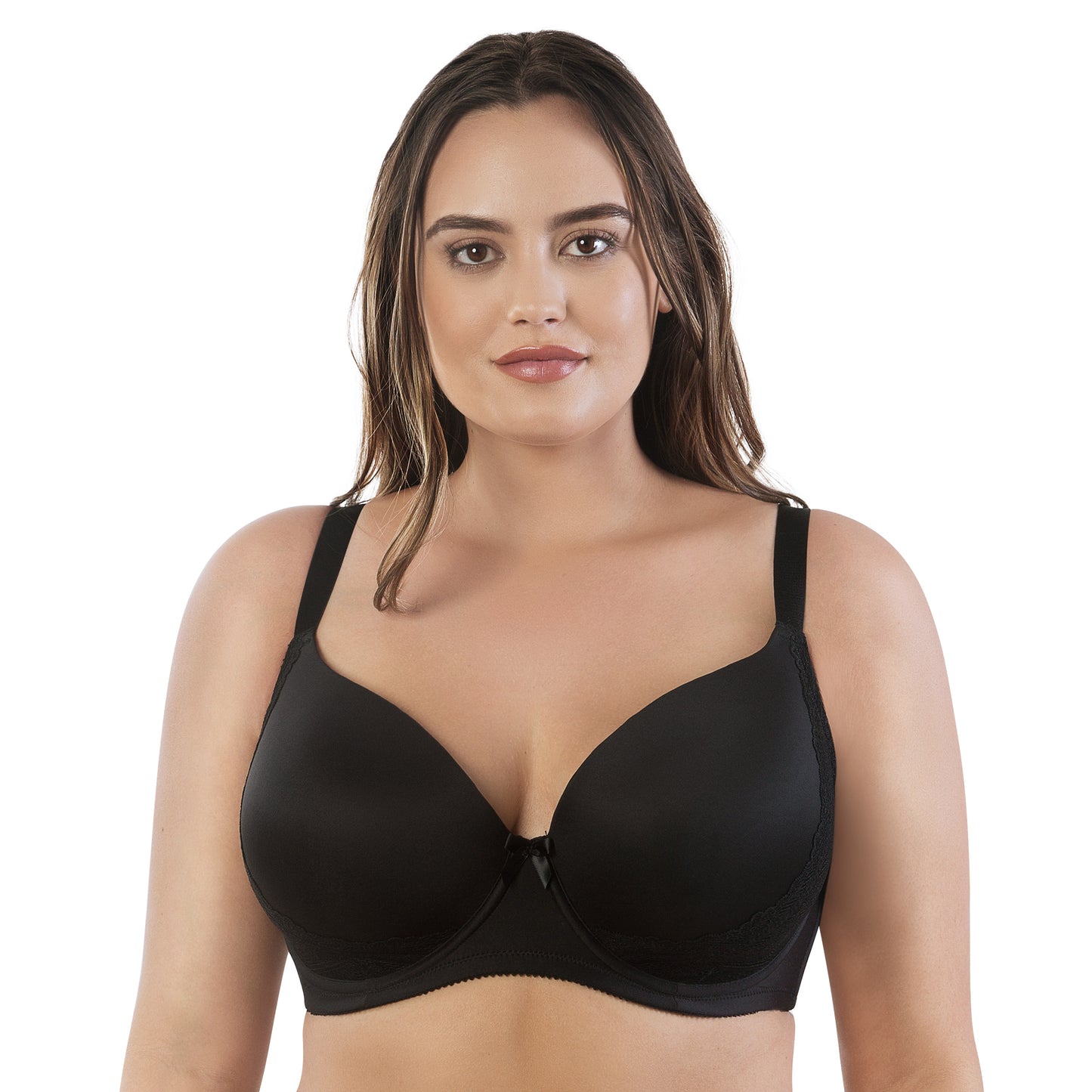 Casey Plunge T-Shirt Bra 2801 - Black