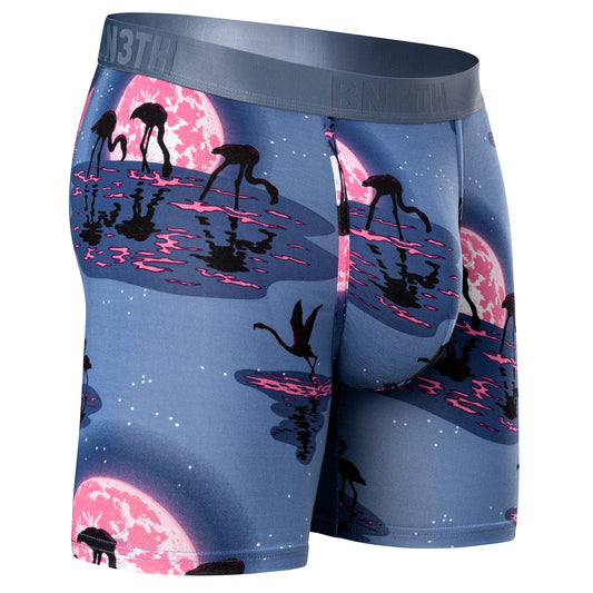 BN3TH 5.5" Essentials Boxer Brief A149 - Moonlight Flamingo - Pink