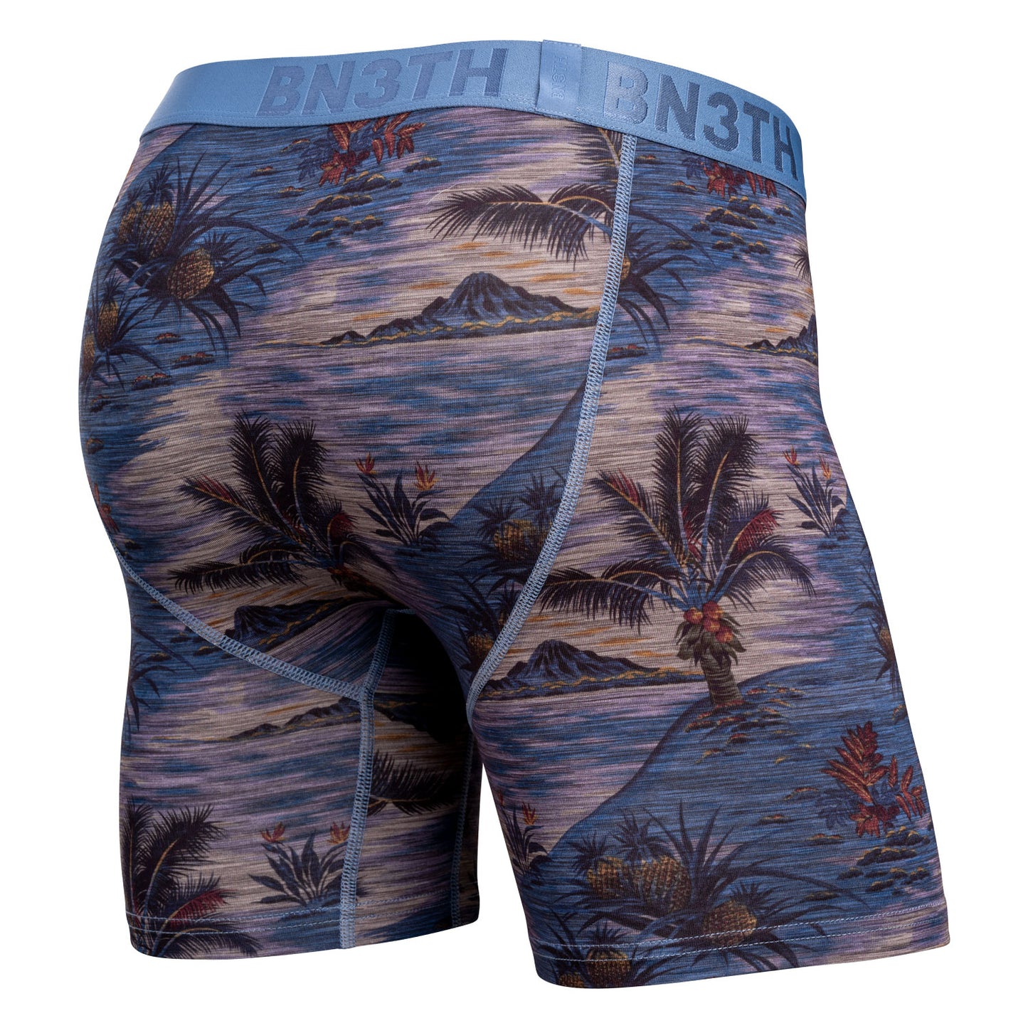 BN3TH 6.5" Classic Icon Boxer Brief A075 - Vintage Tropics - Heather Fog