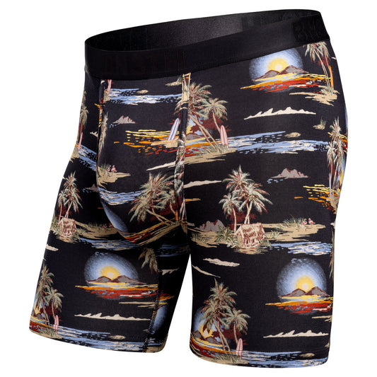 BN3TH 6.5" Classic Icon Boxer Brief A056 - Tropical Landscape - Black