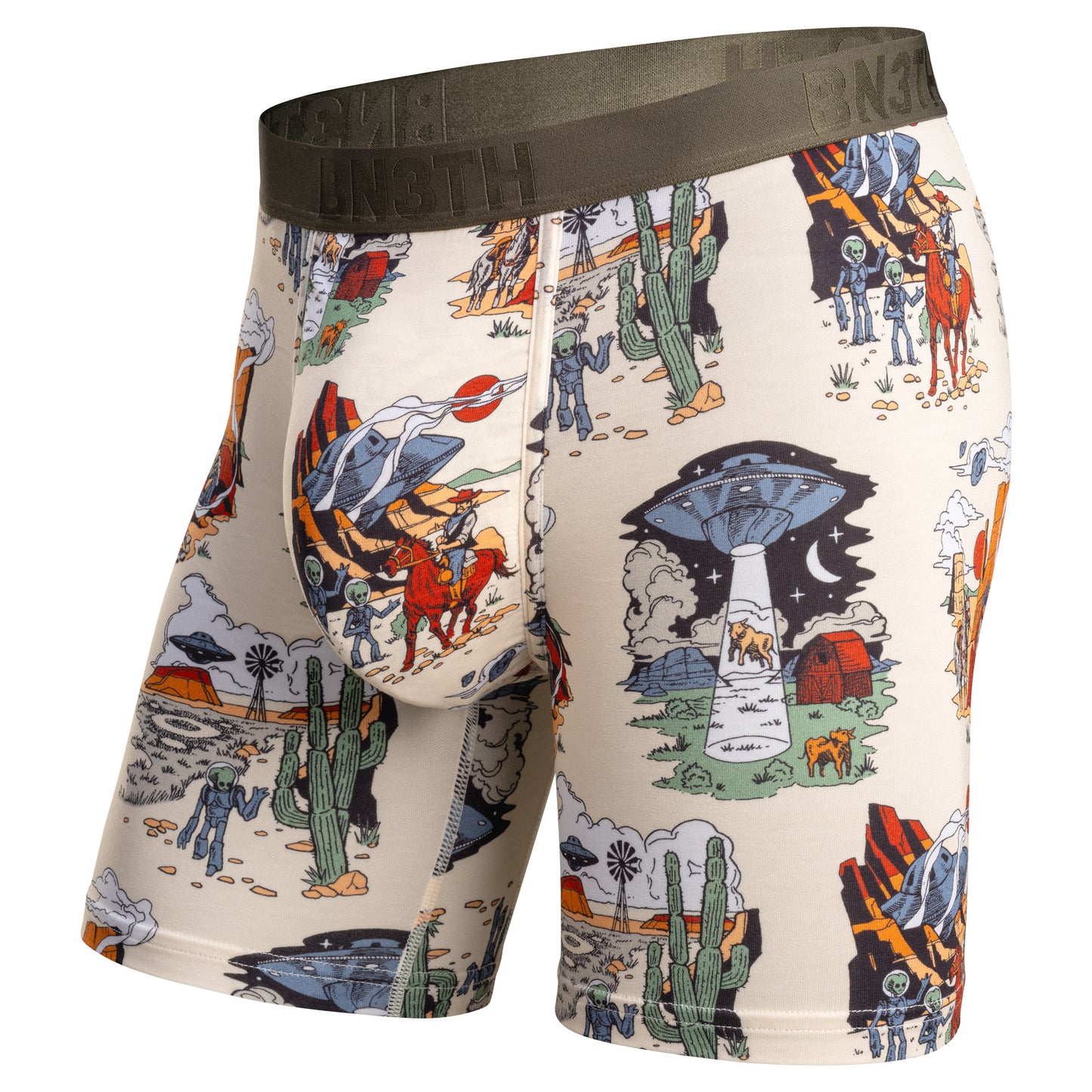 BN3TH 6.5" Classic Icon Boxer Brief A036 - Space Cowboy - Sand