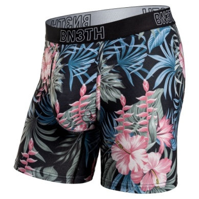 BN3TH 5.5" Inception Boxer Brief - Tropical Walkway Black