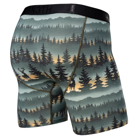 BN3TH 6.5" Classic Icon Boxer Brief A141 - Forest Stag - Deepest Spruce