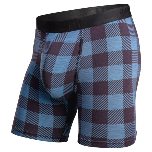 BN3TH 6.5" Classic Icon Boxer Brief A018 - Buffalo Check - Fog