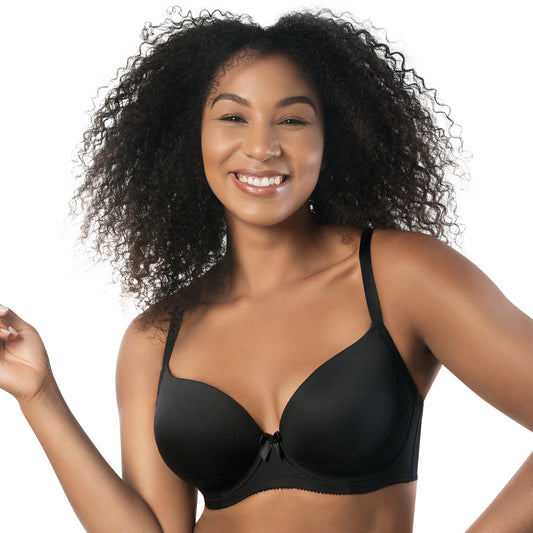 Casey Plunge T-Shirt Bra 2801 - Black