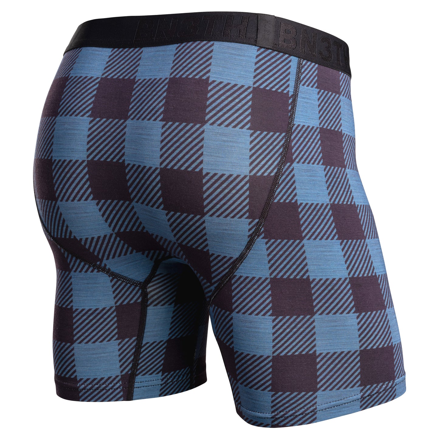 BN3TH 6.5" Classic Icon Boxer Brief A018 - Buffalo Check - Fog