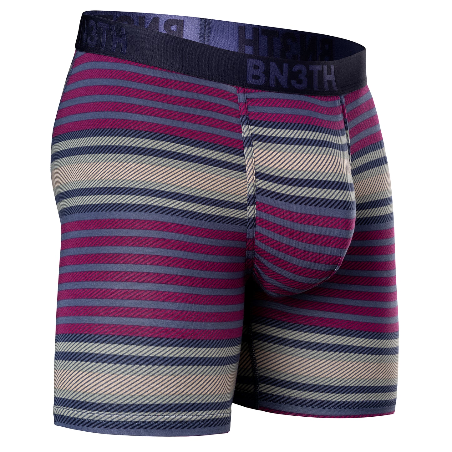 BN3TH 6.5" Classic Icon Boxer Brief A145 - Blanket Stripe - Navy