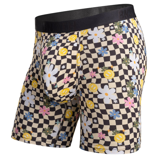 BN3TH 6.5" Classic Icon Boxer Brief A027 - Psychodelic Floral - Sand