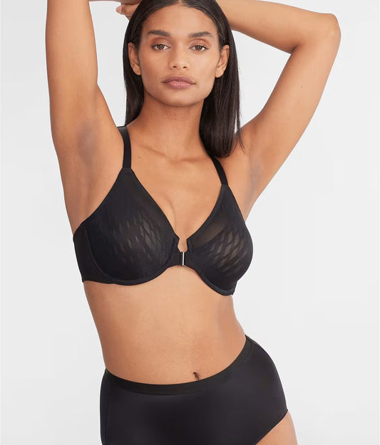 Elevated Allure Front Close Bra 855436 - Black