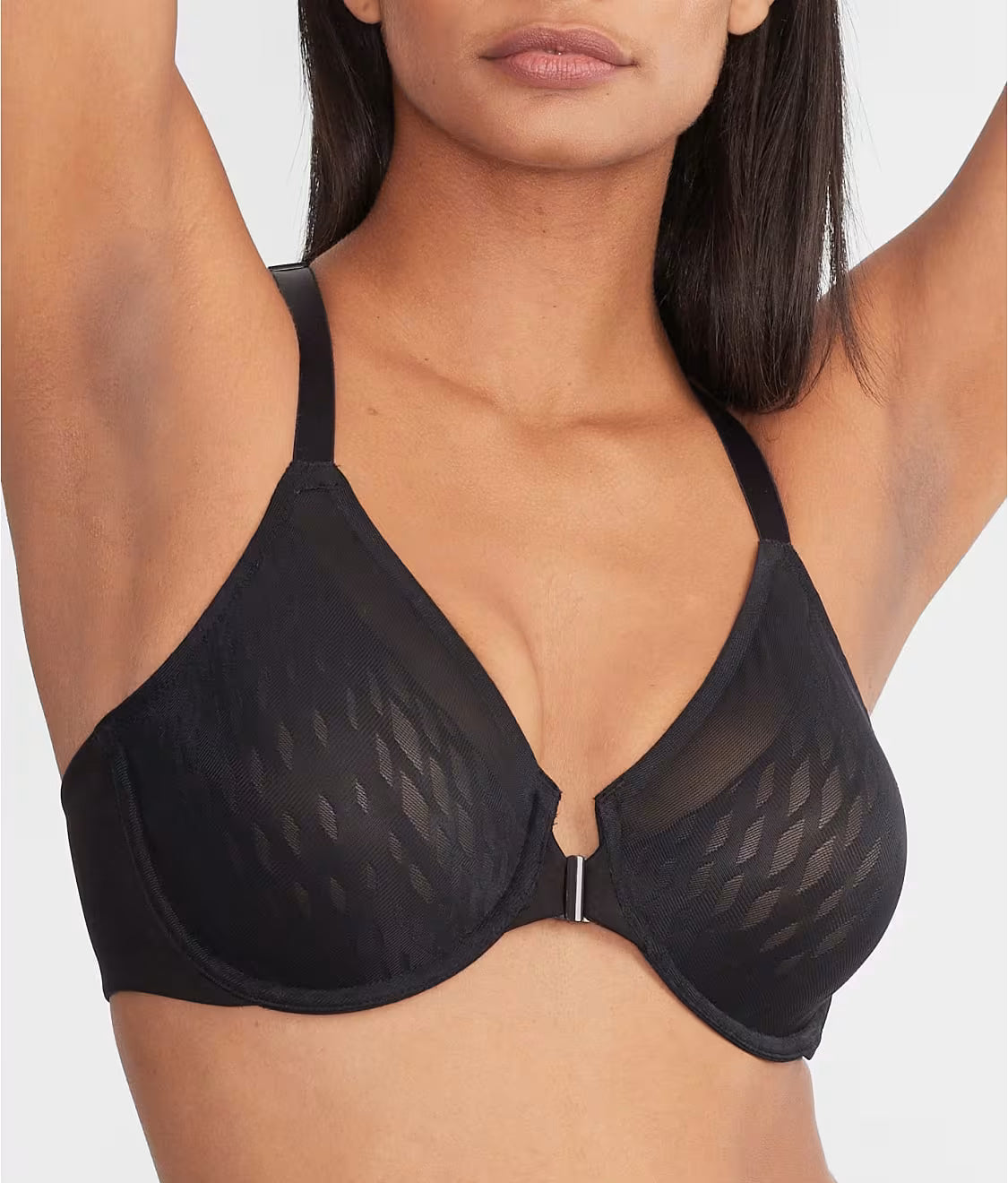 Elevated Allure Front Close Bra 855436 - Black