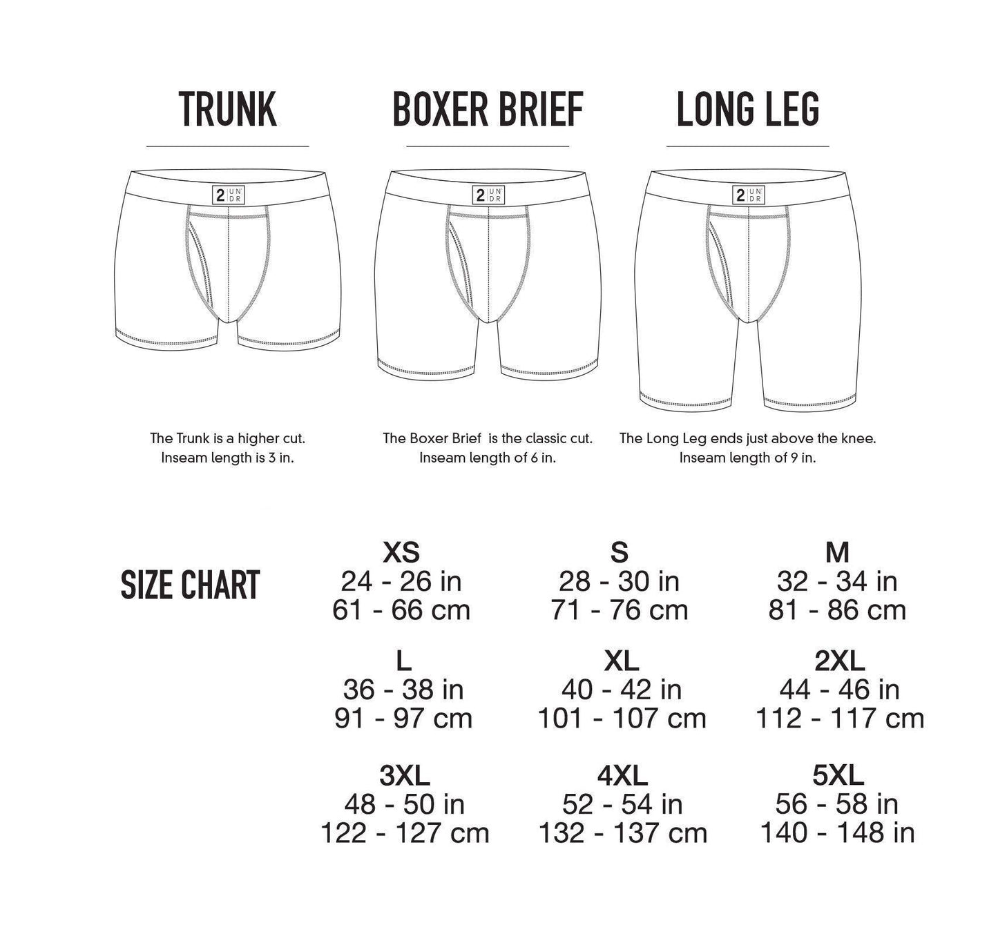 2UNDR 6" Swing Shift Boxer Brief - Tahiti