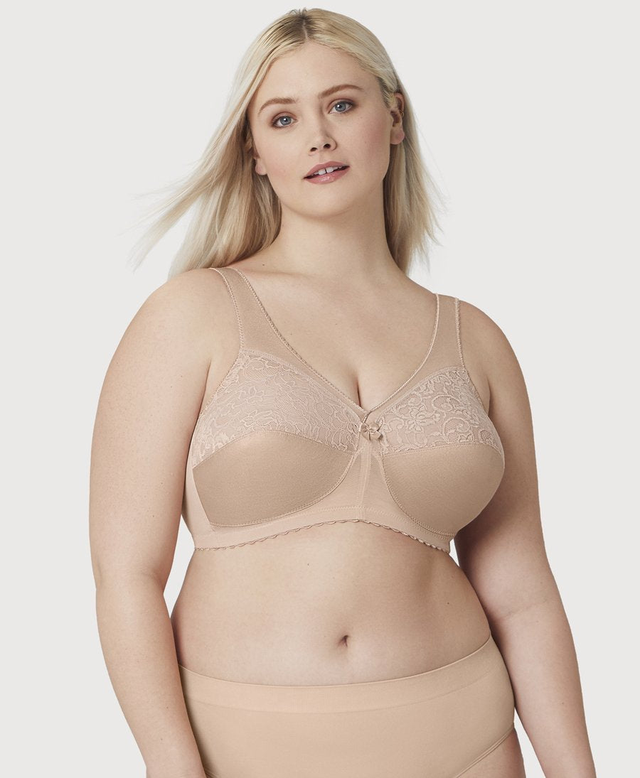 1000 MagicLift Full Figure Support Wireless Soft Cup Bra - Blush