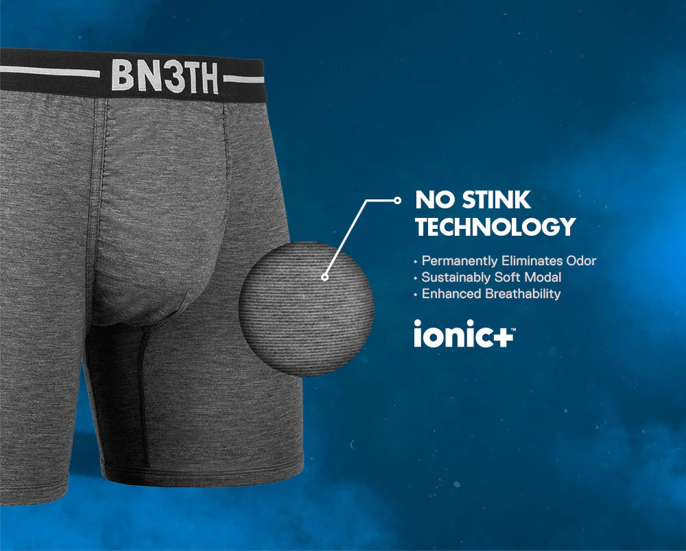 BN3TH Infinite Ionic+ 6.5" Boxer Briefs - Heather Royal