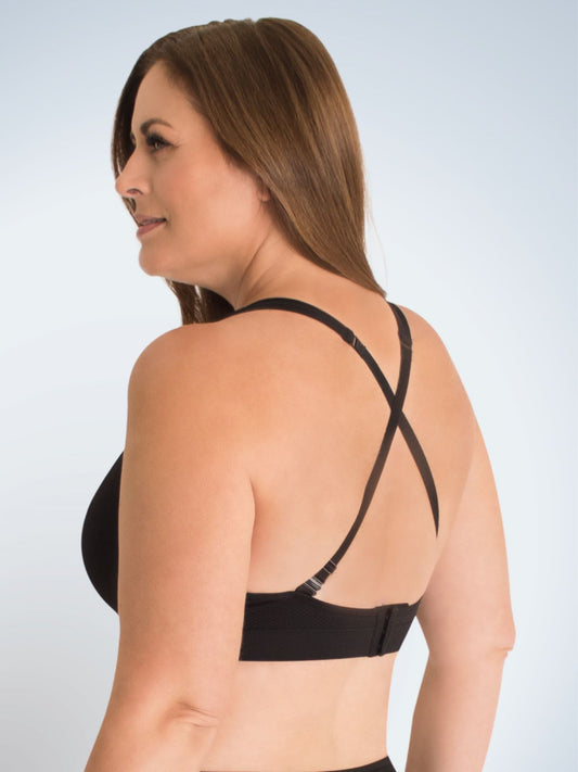 The Jayne - Lace Half-Cup Wirefree Bra – Leading Lady Inc.