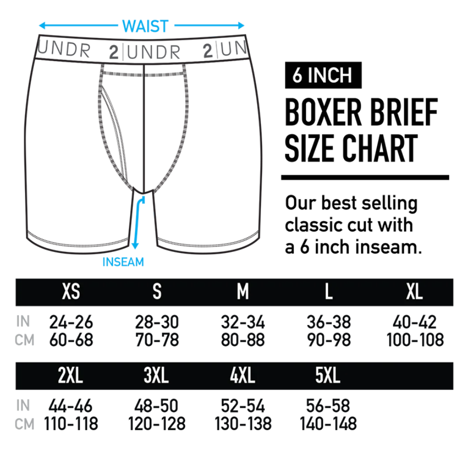 2UNDR 6" Eco Shift Boxer Brief - Glampers